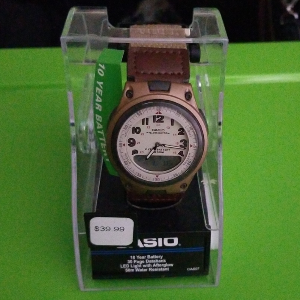 Mens Casio Watch - Tan